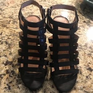 New Black Strap Sandals